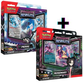 Set of 2 Rivalry Battle Decks – Rosemary/Brick - Pokémon - FR