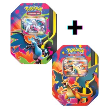 photo 2-Pack Pokebox - Mega Charizard X and Mega Charizard Y - FR - Pokémon