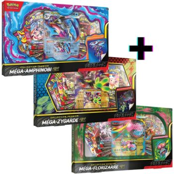 Set of 3 Boxes - Premium Collection 8 Boosters - FR - Pokémon - 2026