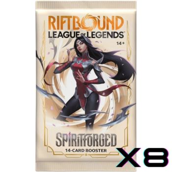 Lot of 8 Boosters Set 2 Spiritual Weapons - 8 Packs of 14 Cards - FR - Riftbound: LoL TCG