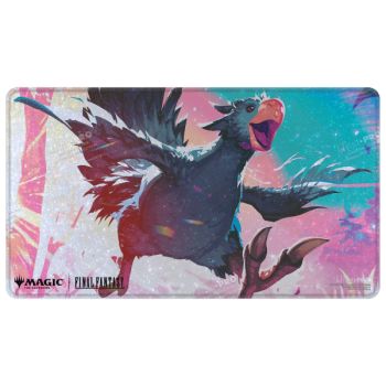 Item Magic: The Gathering®—FINAL FANTASY™ Traveling Chocobo (Black) Holofoil Playmat