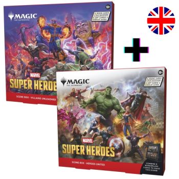 Marvel Super Heroes - EN - Lot of 2 Scene Boxes - Magic: The Gathering - MSH