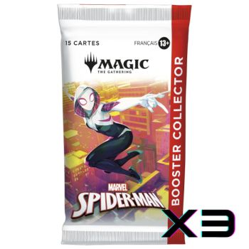 Marvel's Spider-Man - FR - 3 Boosters Collector - Magic the Gathering - SPM