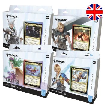 MTG x Final Fantasy - Lot of 4 Commander Collector Decks - Magic the Gathering - FIN
