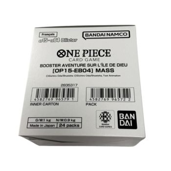 One Piece CG - Box of 24 Blisters - [OP15 - EB04] ADVENTURE ON GOD'S ISLAND - FR