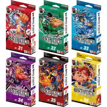 One Piece CG - Beginner Deck Set of 6 (ST-31 to ST-36) - EN