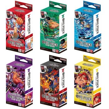 One Piece CG - Beginner Deck Set of 6 (ST-31 to ST-36) - FR
