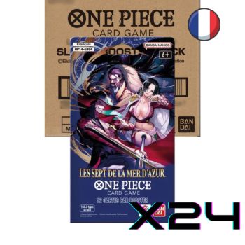 One Piece CG - OP14 - The Seven of the Azure Sea - Box of 24 Boosters in blister packs - FR