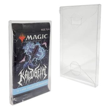 Pack of 10 - PET sleeves for Pokémon, MTG and other TCG booster packs - Evoretro