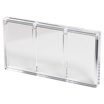 Display Stand for 3 Graded PSA Cards - Acrylic TAB