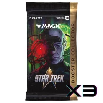 Star Trek - FR - Lot of 3 Collector Boosters - Magic: The Gathering - TRK