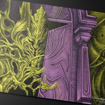 Playmat - MTG Duskmourn: Valgavoth, Terror Eater - Ultra Pro - Playmat