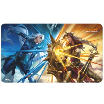 Playmat - Set 4 Vendetta - Diana vs Leona - Playmat - Riftbound: LoL TCG