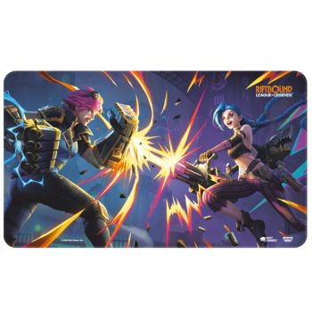 Playmat - Set 4 Vendetta - Vi vs Jinx - Playmat - Riftbound: LoL TCG