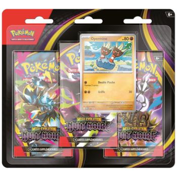 Tripack [ME05] - 3 Darkest Night Boosters - Pokémon - FR - Mega Evolution [ME5]