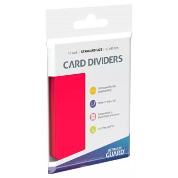 photo Ultimate Guard 10 Standard Dividers Red