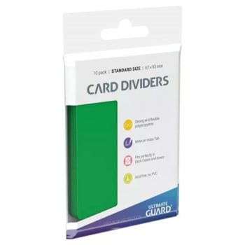 photo Ultimate Guard 10 Standard Dividers Green