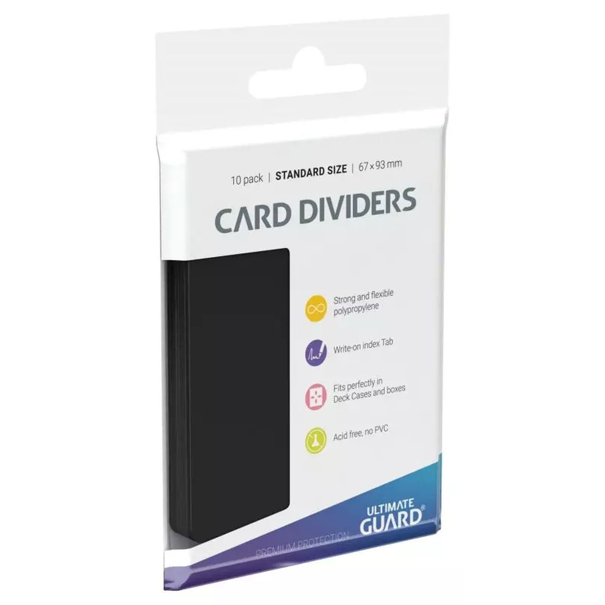 Ultimate Guard 10 Standard Dividers Black