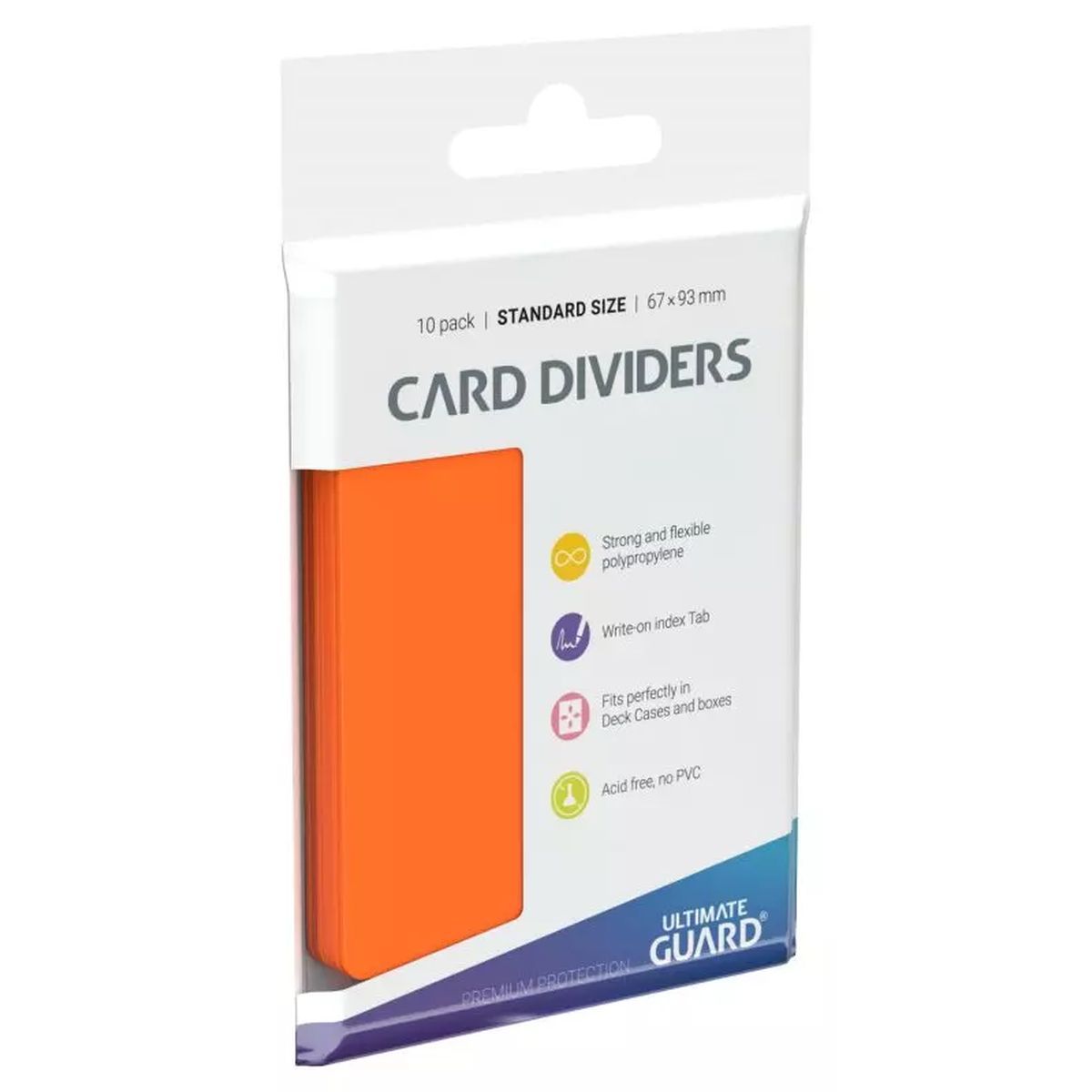 Ultimate Guard 10 Standard Dividers Orange