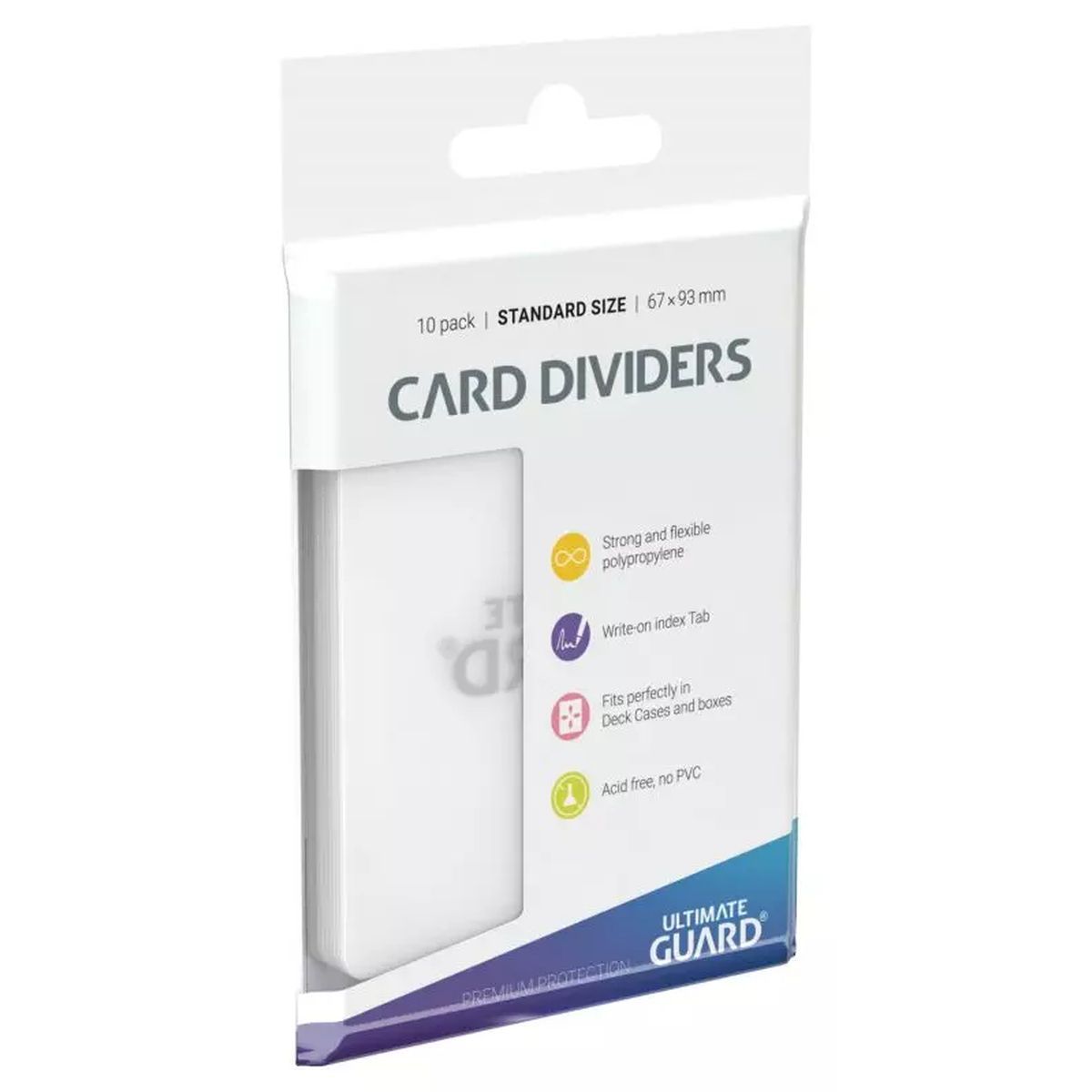 Ultimate Guard 10 Standard Dividers Clear