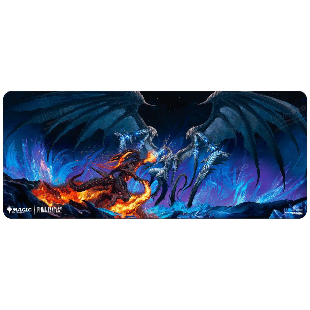 Ultrapro - Magic: The Gathering®—FINAL FANTASY™ Bahamut and Ifrit 6ft Table Playmat