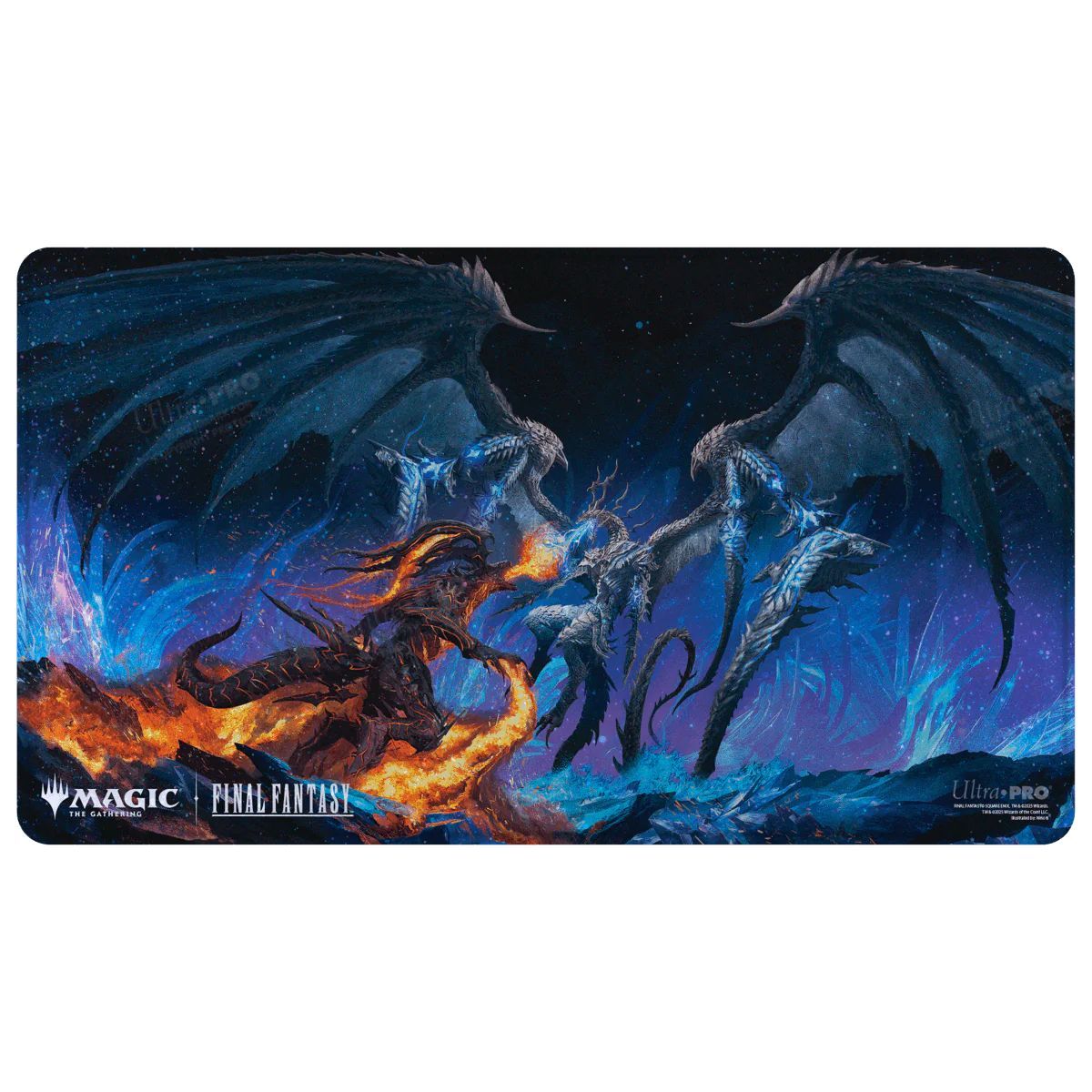 Ultrapro - Magic: The Gathering®—FINAL FANTASY™ Bahamut and Ifrit Holofoil Playmat
