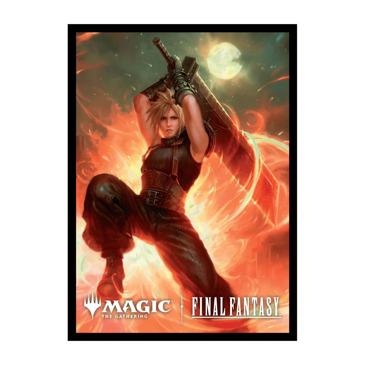 Ultrapro - Magic: The Gathering®—FINAL FANTASY™ Cloud, Ex-SOLDIER (Commander) 100ct Deck Protector Sleeves