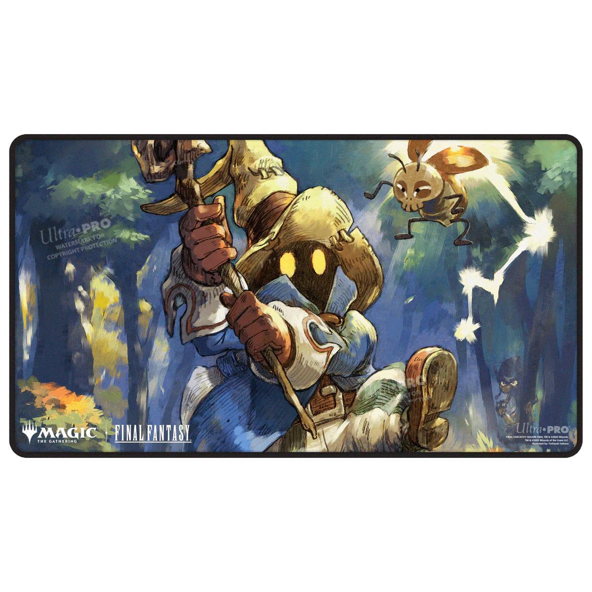 Ultrapro - Magic: The Gathering®—FINAL FANTASY™ Vivi Ornitier Black Stitched Playmat
