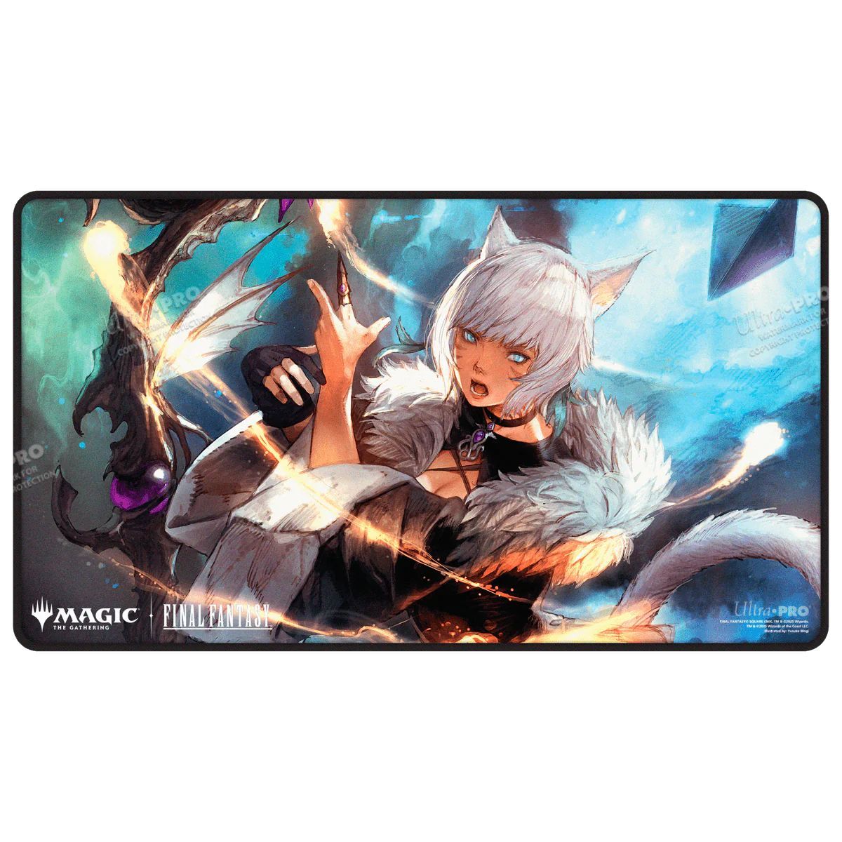 Ultrapro - Magic: The Gathering®—FINAL FANTASY™ Y'shtola Rhul Black Stitched Playmat